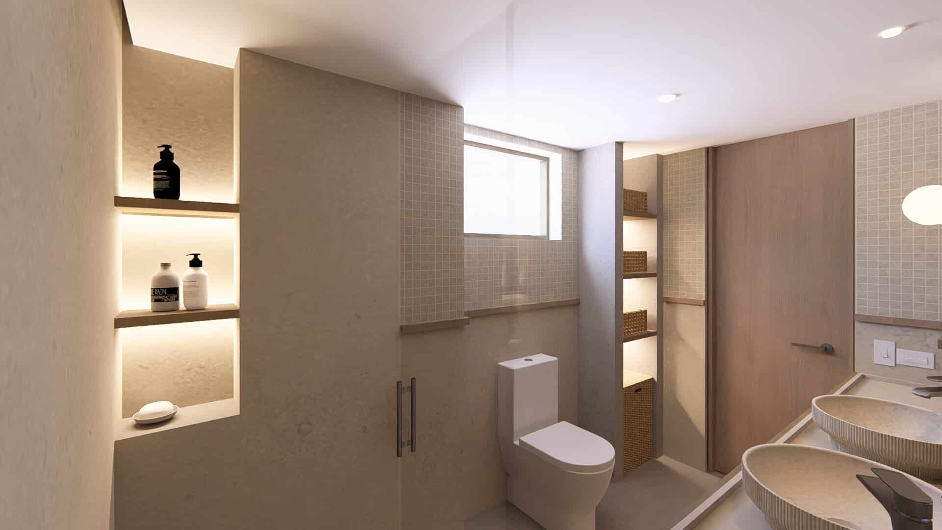 diseño baño principal